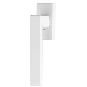Weißer MeinTürgriff Fenstergriff Trento L-Form für Dreh-Kipp Fenster.