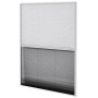vidaXL Insektenschutz-Plissee für Fenster Jalousie Aluminium 80x120 cm 142617