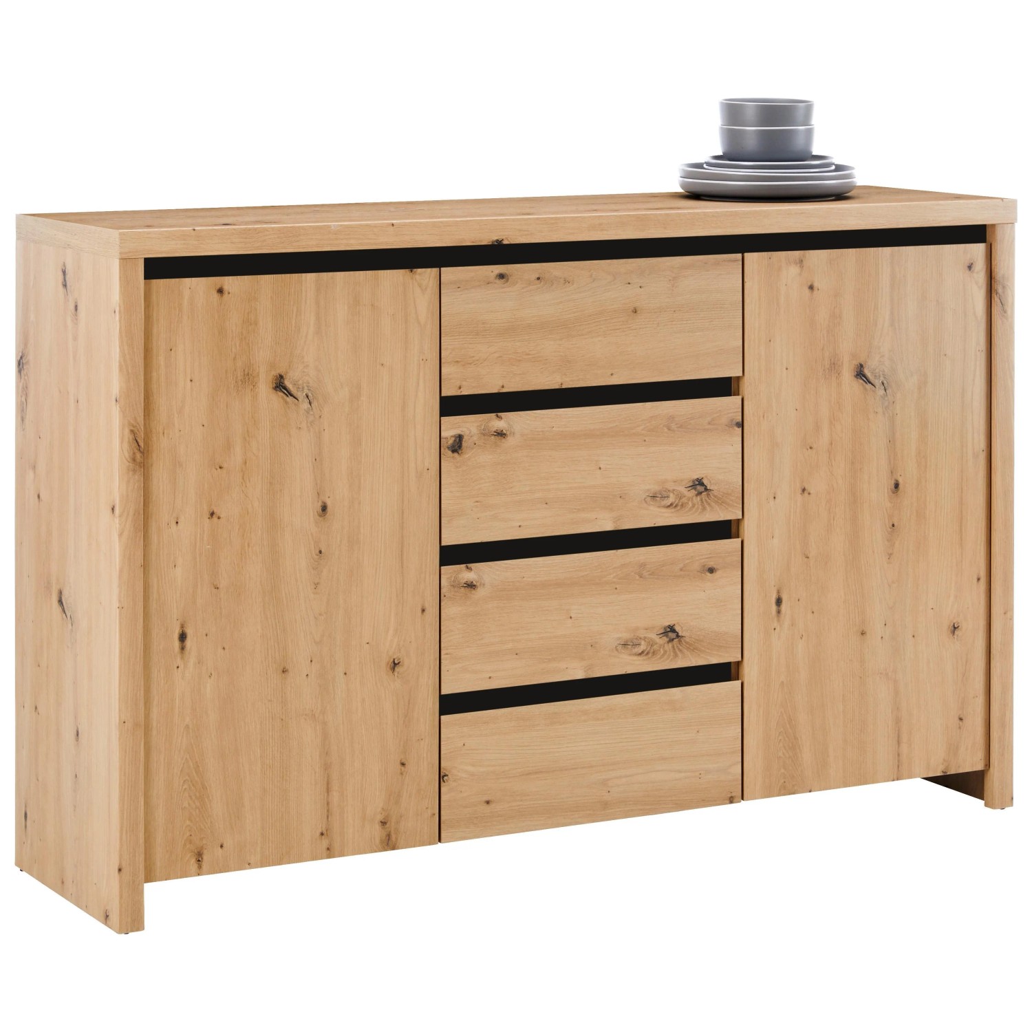 Mömax Sideboard Larios Eichefarben