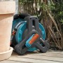 Gardena Classic Schlauchtrommel 10 m mit Schlauch und Spritze für Gartenbewässerung.
