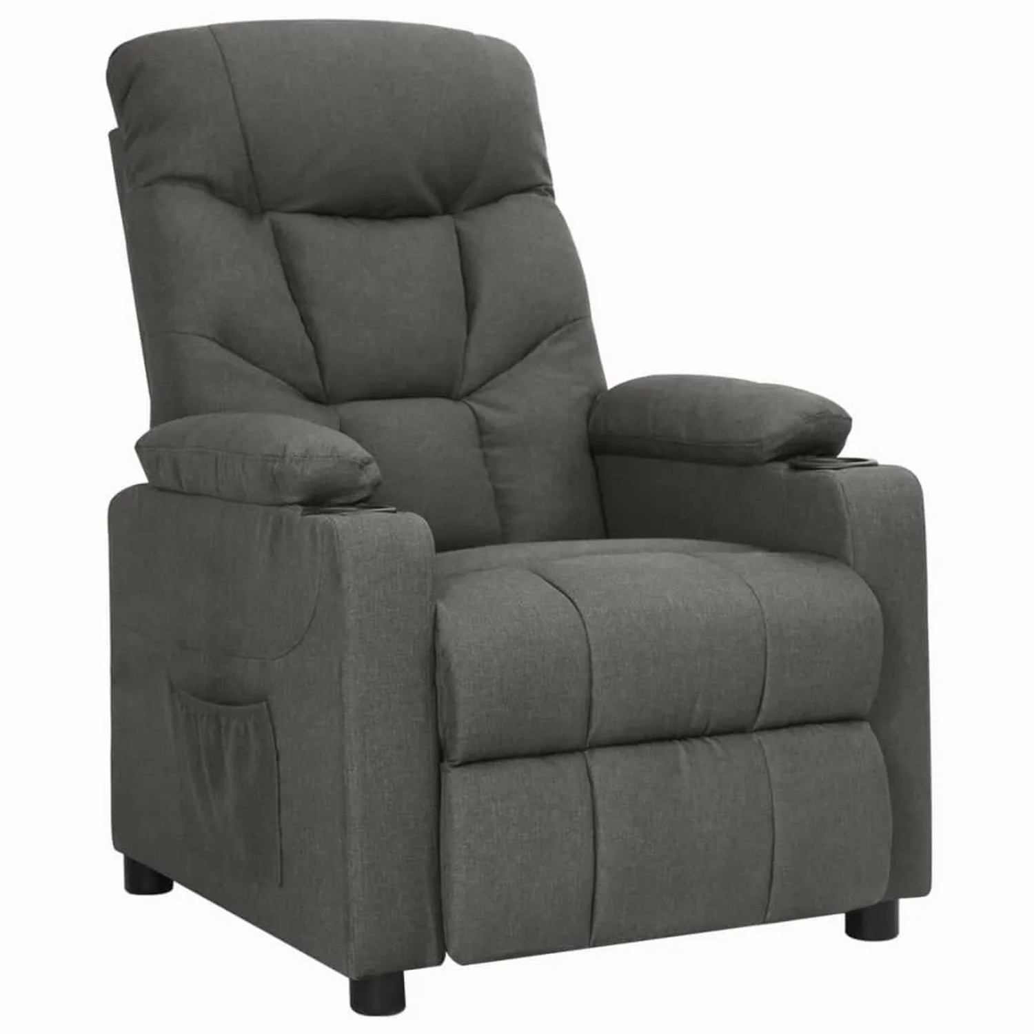 vidaXL Relaxsessel Dunkelgrau Stoff 339083