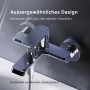 AM.PM Wannenarmatur Flash, Aufputz, Chrom, Einhebelmischer für Badewanne und Brause.