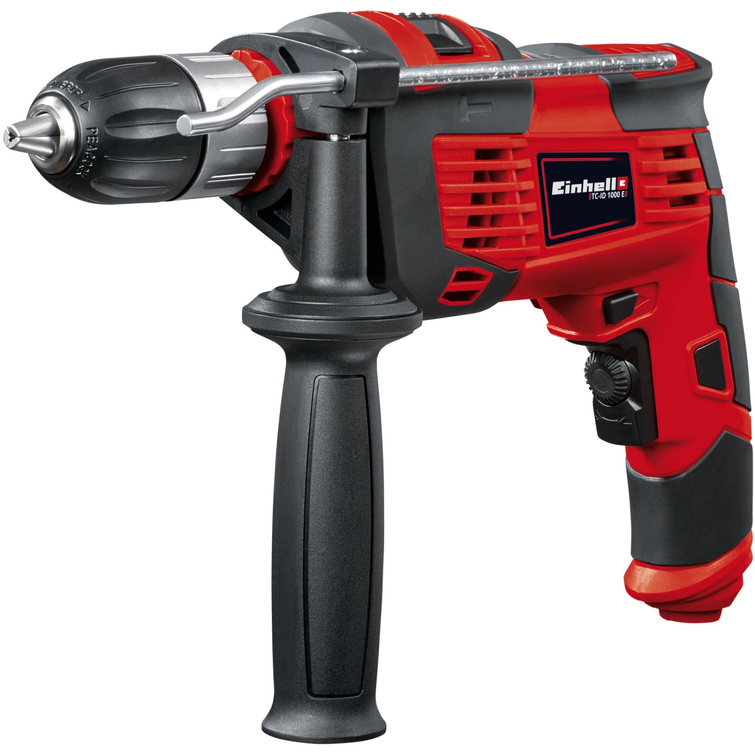 Einhell 1010 W Schlagbohrmaschine TC-ID 1000 E inkl. Tiefenanschlag mit Tasche