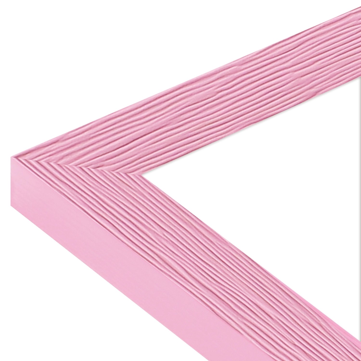 Rosa Bilderrahmen aus Holz, 29,7x42 cm, modern. Ideal für Fotos und Kunstdrucke.