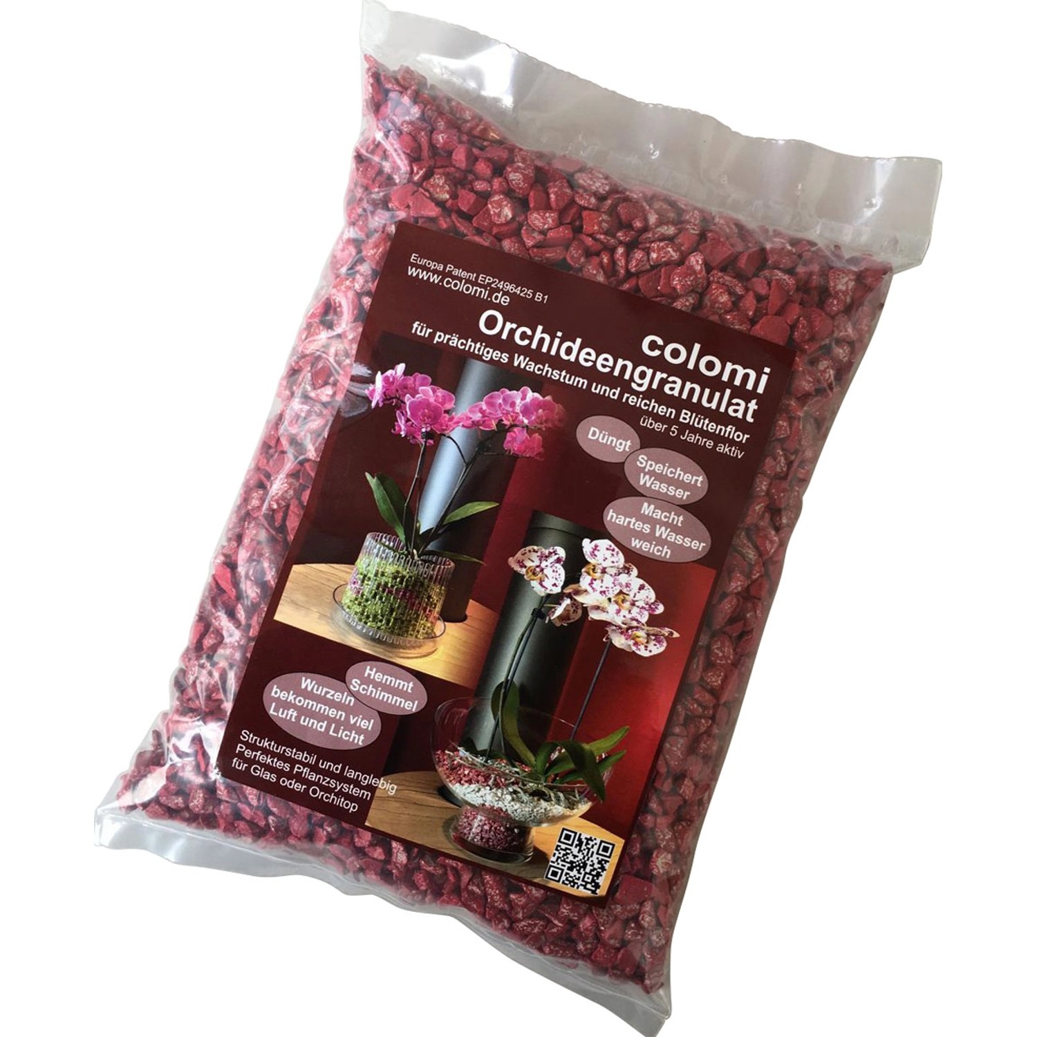 Colomi Orchideengranulat 1 l Rot