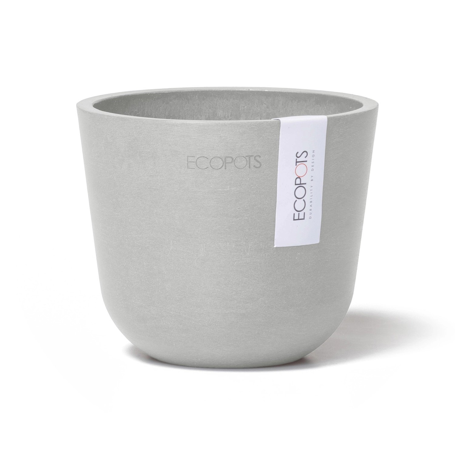 Ecopots Pflanztopf Oslo Mini Weißgrau 11,5 cm x 10 cm günstig online kaufen