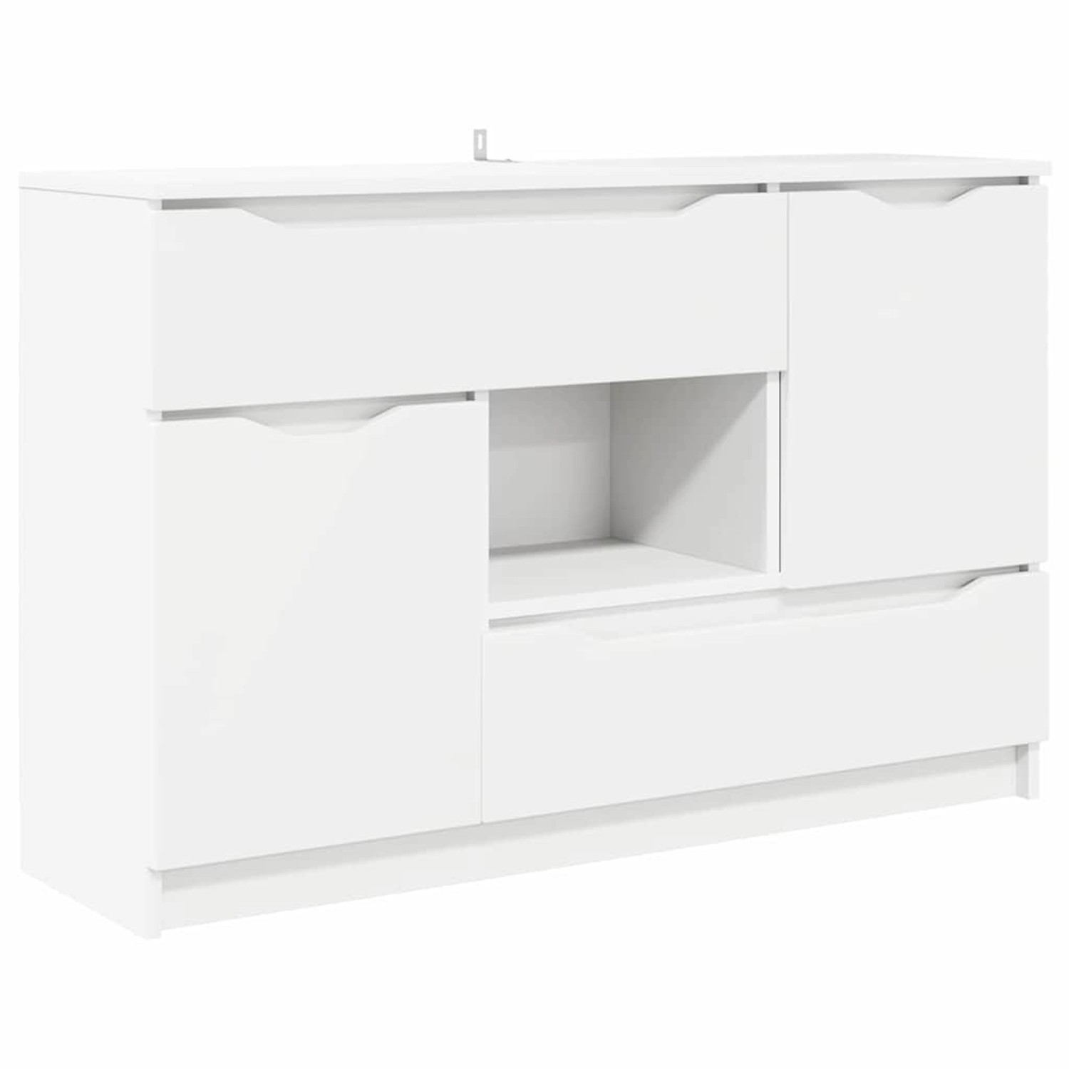 vidaXL Sideboard mit Schubladen Weiß 100 x 30 x 65,6 Holzwerkstoff 888787 günstig online kaufen