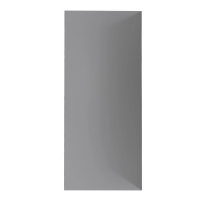 Aurlane Design-Duschwand in Satin Grey, 90x210 cm, 3 mm dünn. Ideal für die schnelle Duschrenovierung.