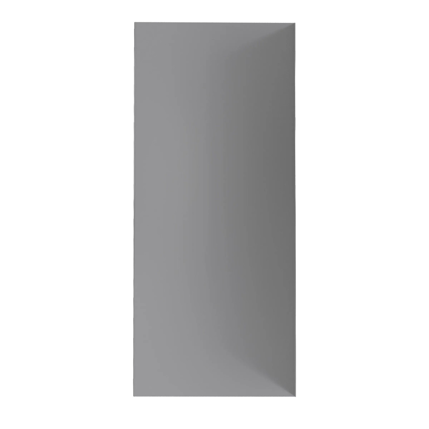 Aurlane Design-Duschwand in Satin Grey, 90x210 cm, 3 mm dünn. Ideal für die schnelle Duschrenovierung.