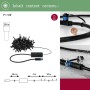 Paulmann LED-Lichterkette Yuna Plug & Shine RGB, schwarz, 10m. Mit IP44 Spritzwasserschutz und Zubehör für Außen.