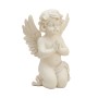 Relaxdays Grabengel Polyresin Creme Frostbeständig 36 cm x 22,5 cm x 18 cm