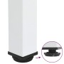 vidaXL Konsolentischbeine 4 Stk Weiß 72-74 cm Stahl 4012469_9