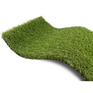 Primaflor Kunstrasen Cyprus, 2,00m x 7,50m. Grüner Kunstrasen mit weicher Haptik für Balkon und Garten.