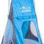 Hudora Zelt für Nestschaukeln, 90 cm Durchmesser, blau-grau, mit Fenster und Eingang.