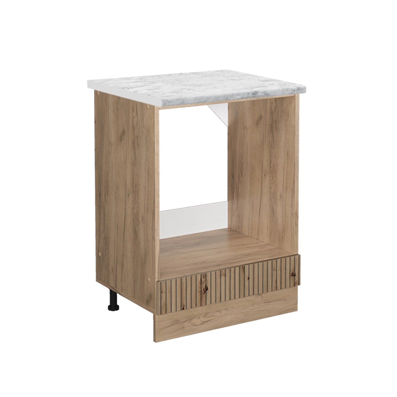 Vicco Herdumbauschrank R-Line Artisan-Eiche/Goldkraft Eiche 60 cm AP Marmor günstig online kaufen