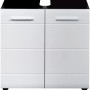 Trendteam Waschbeckenunterschrank LineSkinBD, weiß, 60 cm breit.