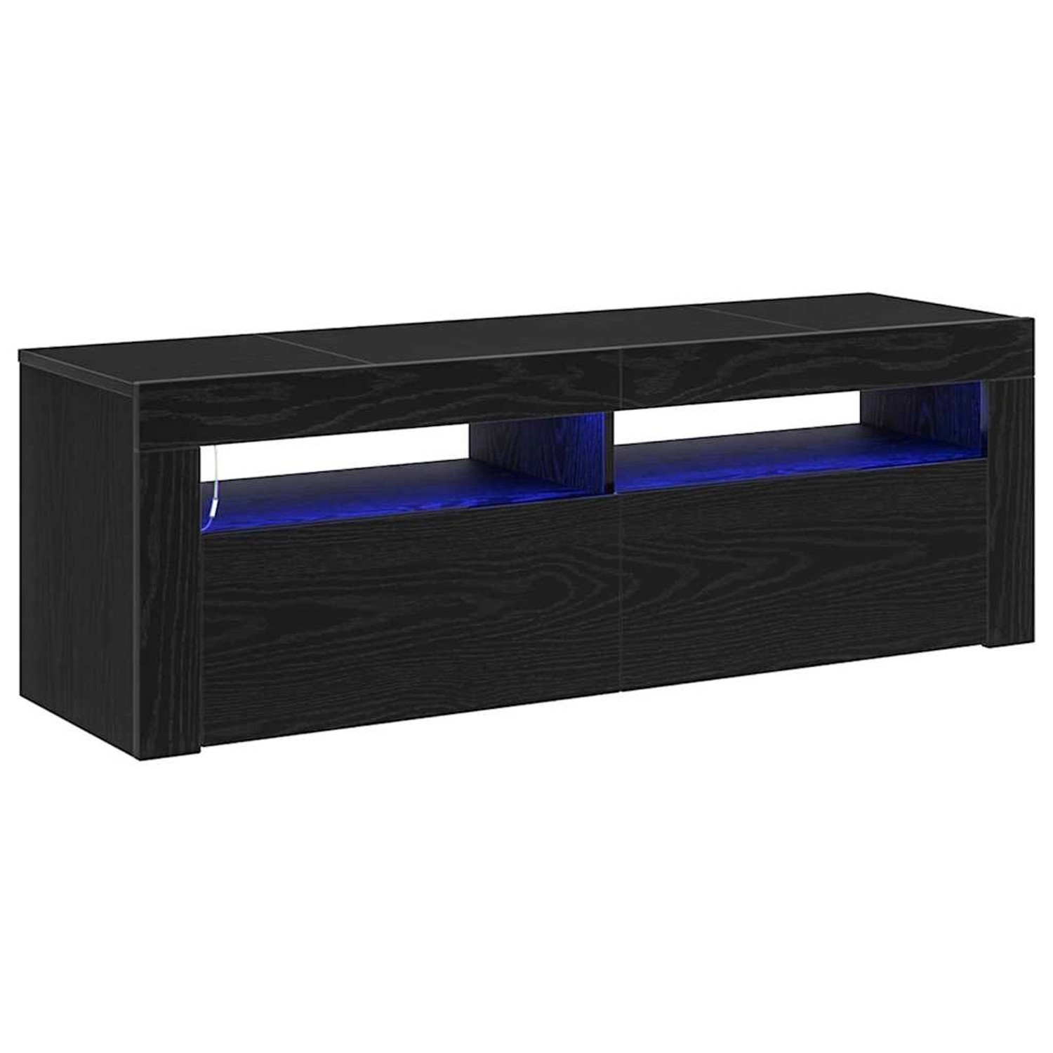 vidaXL TV-Schrank Schwarz 120 x 35 x 40 cm Holzwerkstoff 862559 günstig online kaufen