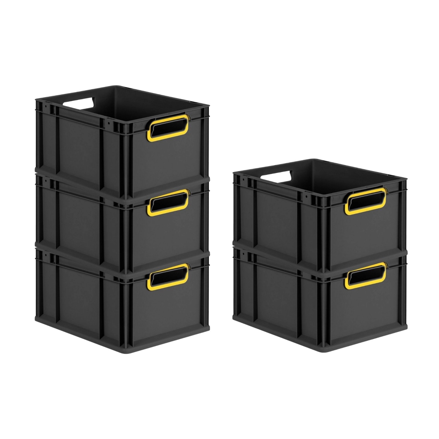 PROREGAL SparSet 5x Eurobox Nextgen Color HxBxT 22x30x40cm 20 Liter Griffe günstig online kaufen