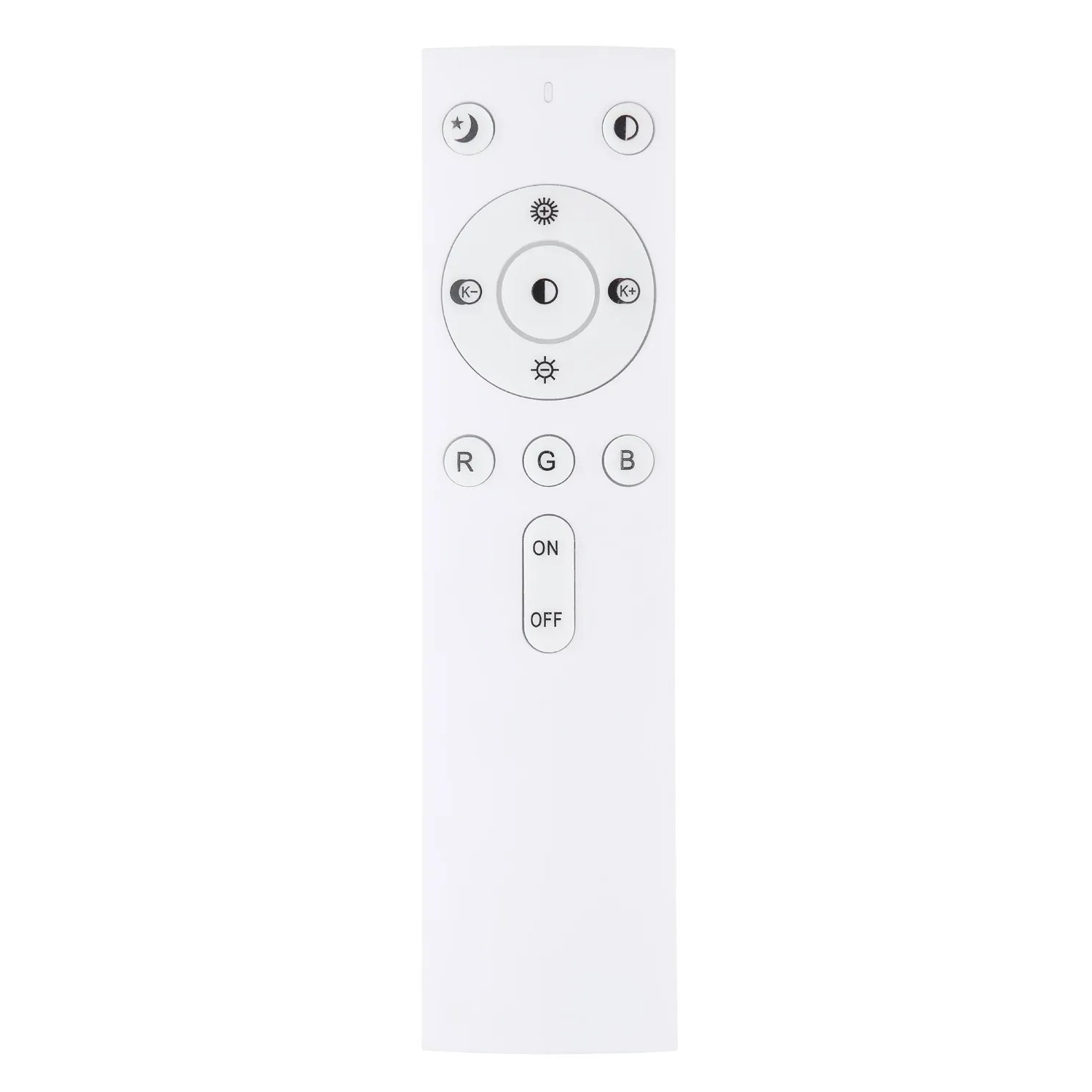 Fernbedienung für Globo LED-Deckenleuchte Sully, Farbwechsel und Dimmfunktion.