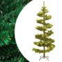 Grüner Spiral-Weihnachtsbaum (150 cm) mit LED-Beleuchtung und Ständer.