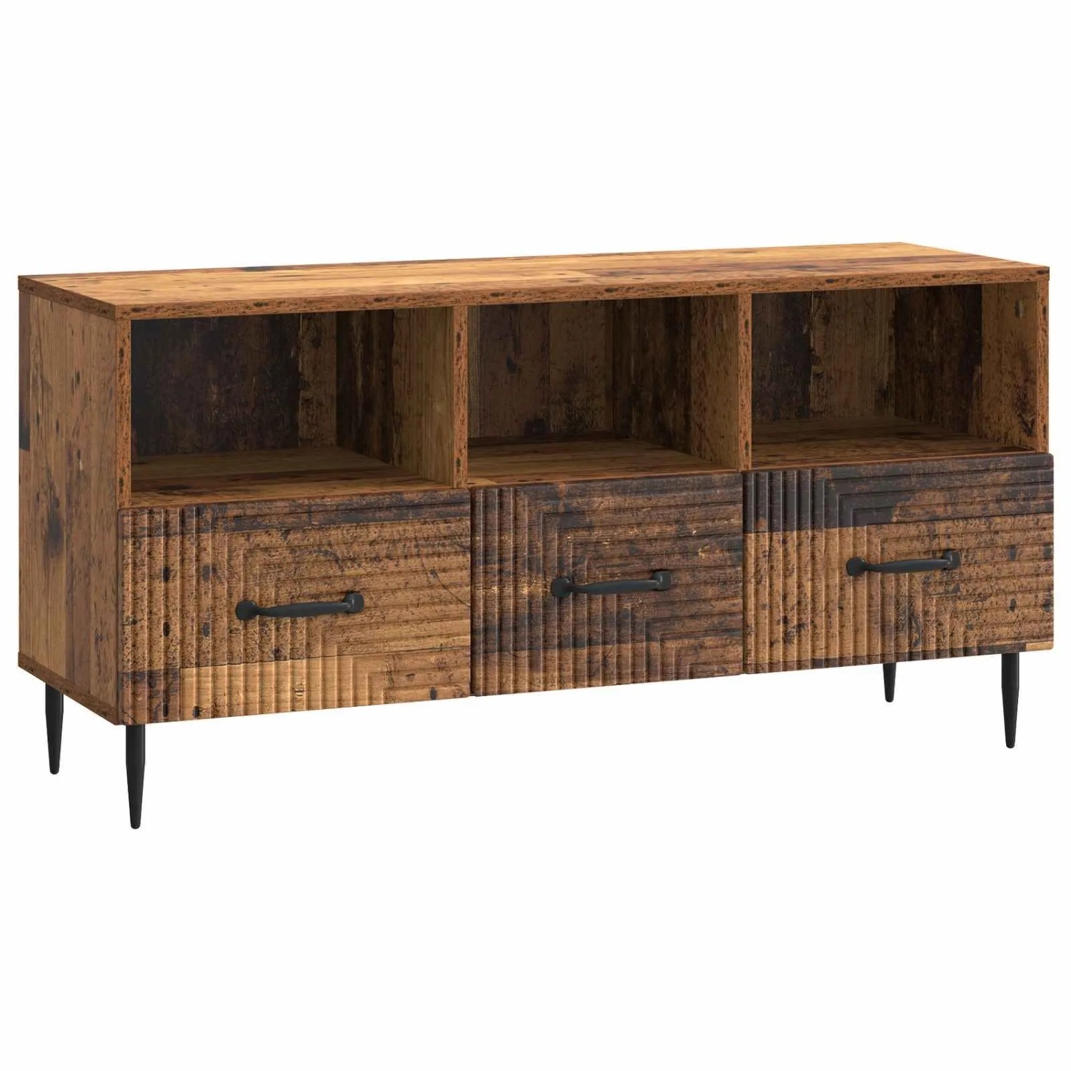 vidaXL TV-Schränk Altholz 102 x 34,5 x 50 cm Holzwerkstoff 894913