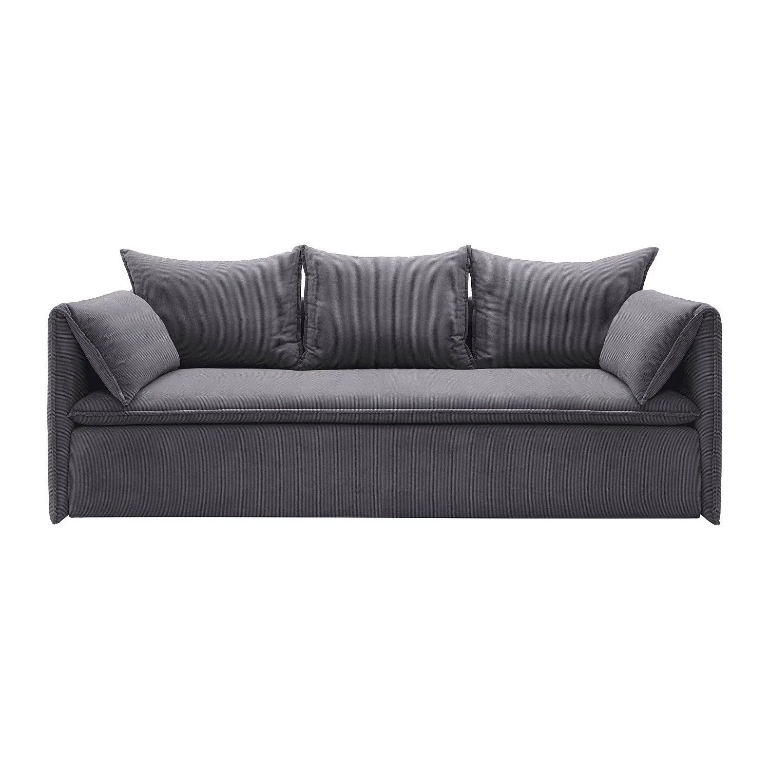 Vente-unique Schlafsofa Teodora Blau 218 cm