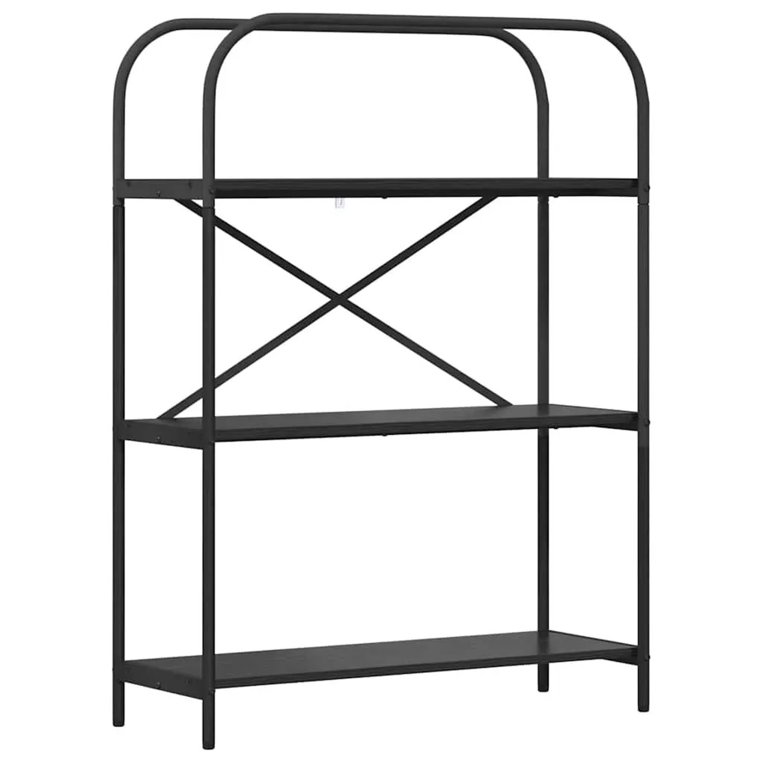 vidaXL Bücherregal Schwarz Eichen-Optik 80 x 30 x 109 cm Holzwerkstoff 8798 günstig online kaufen