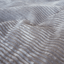 Detailaufnahme: Graue Knuffelwuff Hundematte Timor Cord, 100x70cm. Weicher Cordstoff.
