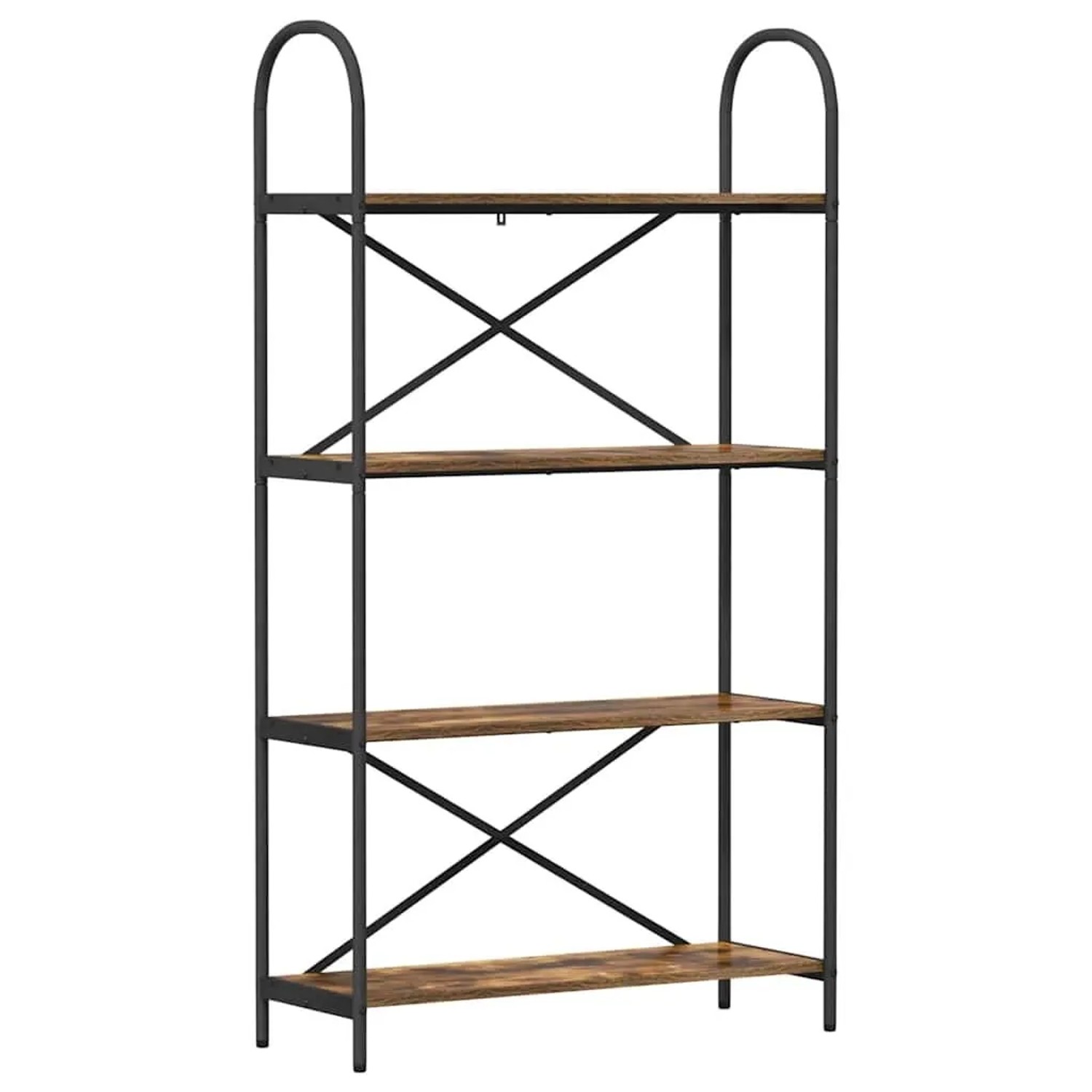 vidaXL Bücherregal Geräucherte Eiche 80 x 30 x 146 cm Holzwerkstoff 879895 günstig online kaufen