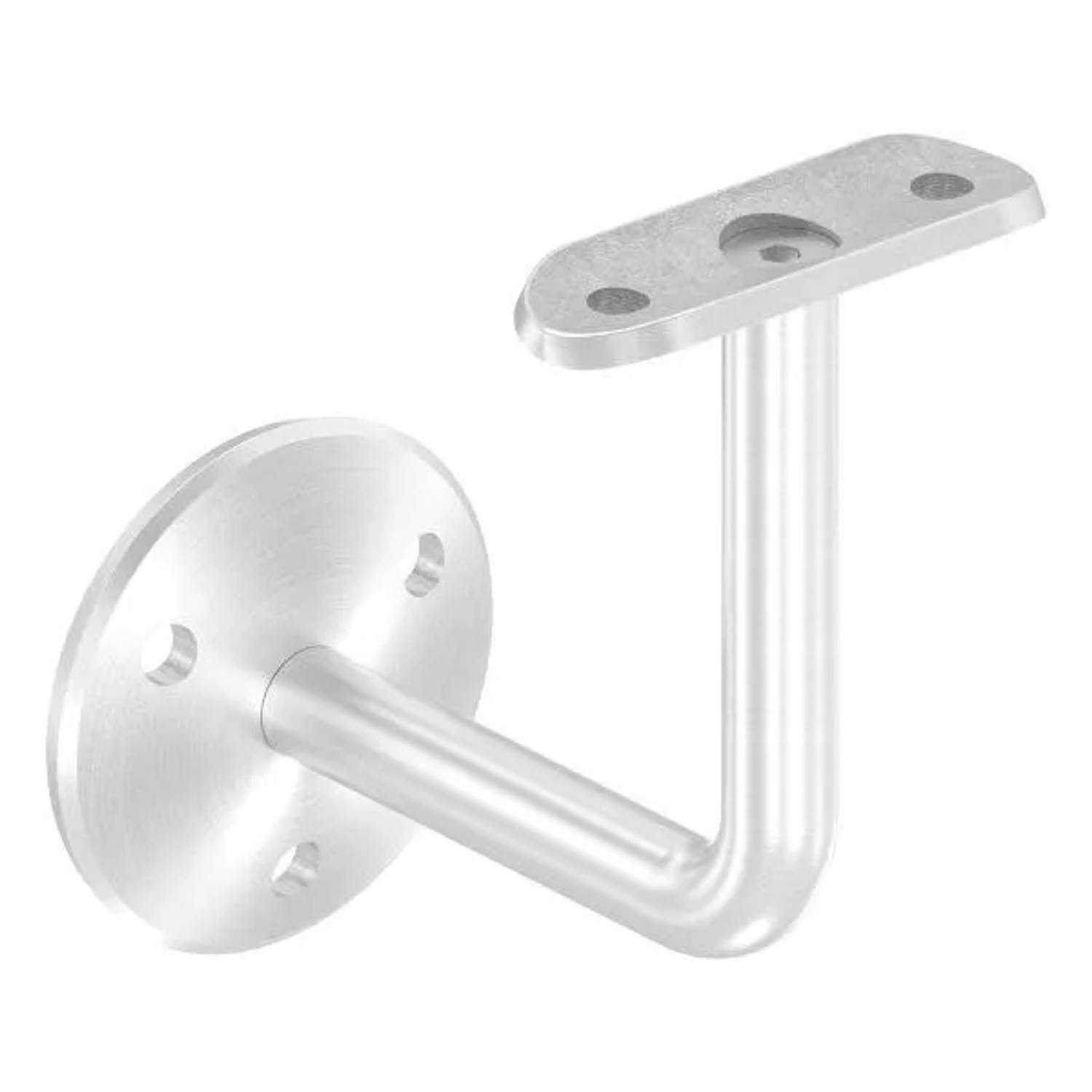 FeNau Handlaufhalter V2A Für Rohr 42,4 mm Wandabstand 85 mm Verschraubt