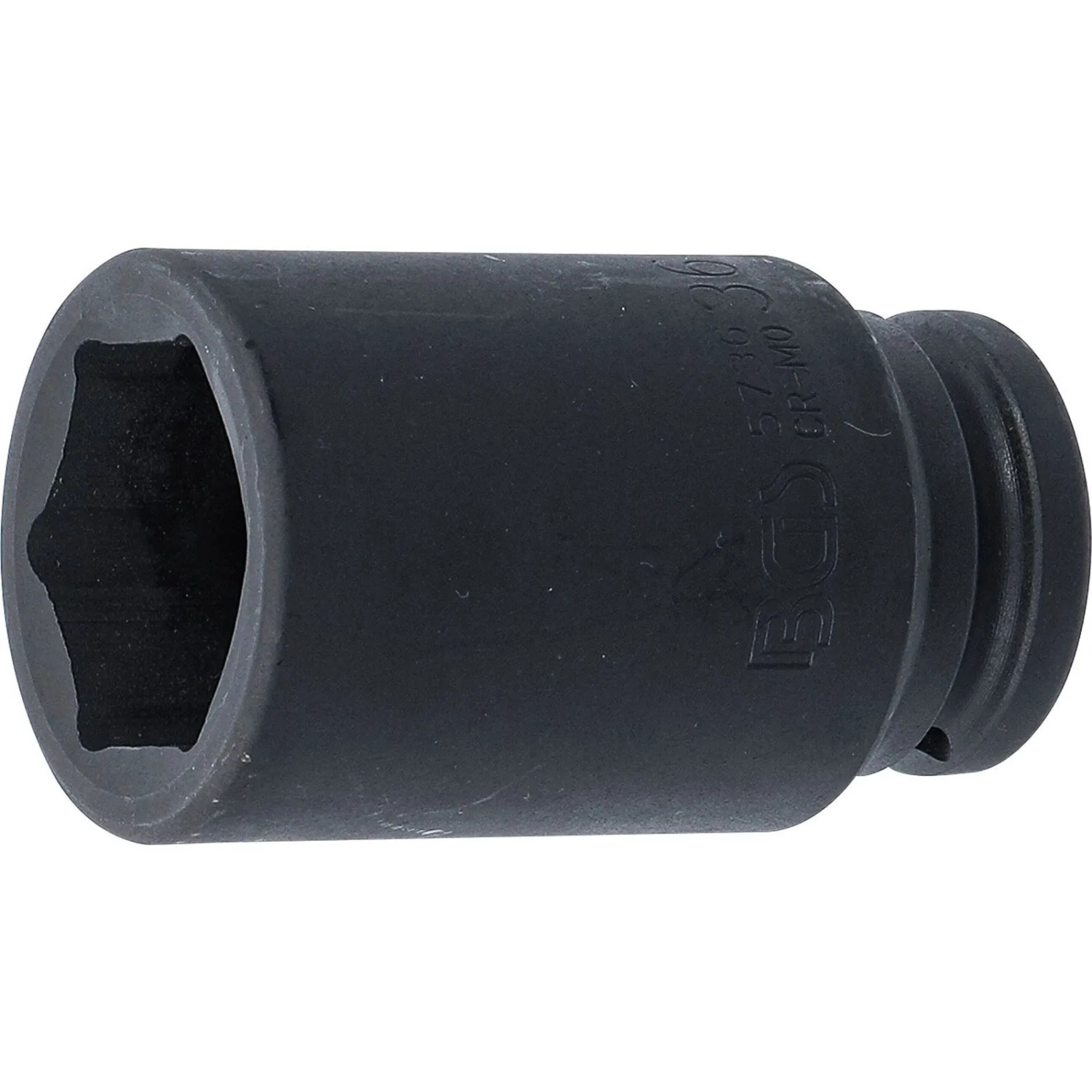BGS Kraft Steckschlüssel Einsatz Sechskant Tief Antrieb Innenvierkant 20 Mm  3 4 Zoll  SW 36 Mm 5736
