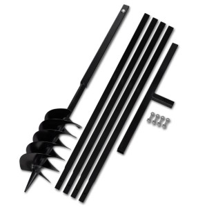 vidaXL Erdbohrer mit Griff 150 mm Verlängerungsrohr 5 m 270527