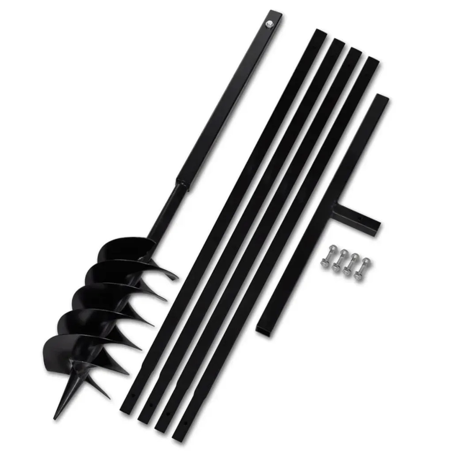 Erdbohrer Stahl 75×600 mm vidaXL