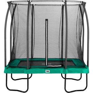 Salta Comfort Edition Gartentrampolin, 214x153 cm, grün, mit Sicherheitsnetz.