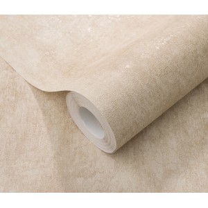 Rolle Erismann Vliestapete Elle Decoration 4 Shiny Concrete Beige mit Schwammoptik.