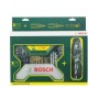 Bosch X-Line Zubehörbox, 70-teilig, inkl. Zangen-Set: Bohrersets, Bits und Zangen im grünen Koffer.