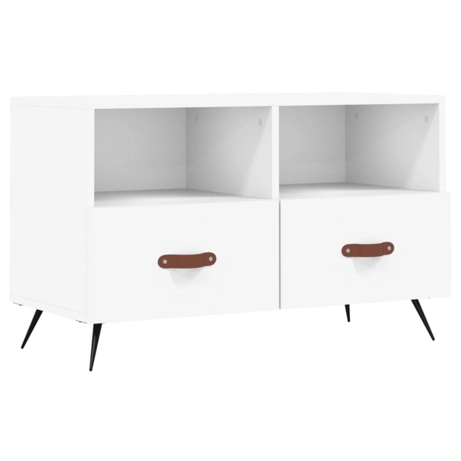 vidaXL TV-Schrank Weiß 80x36x50 cm Holzwerkstoff 828940 günstig online kaufen