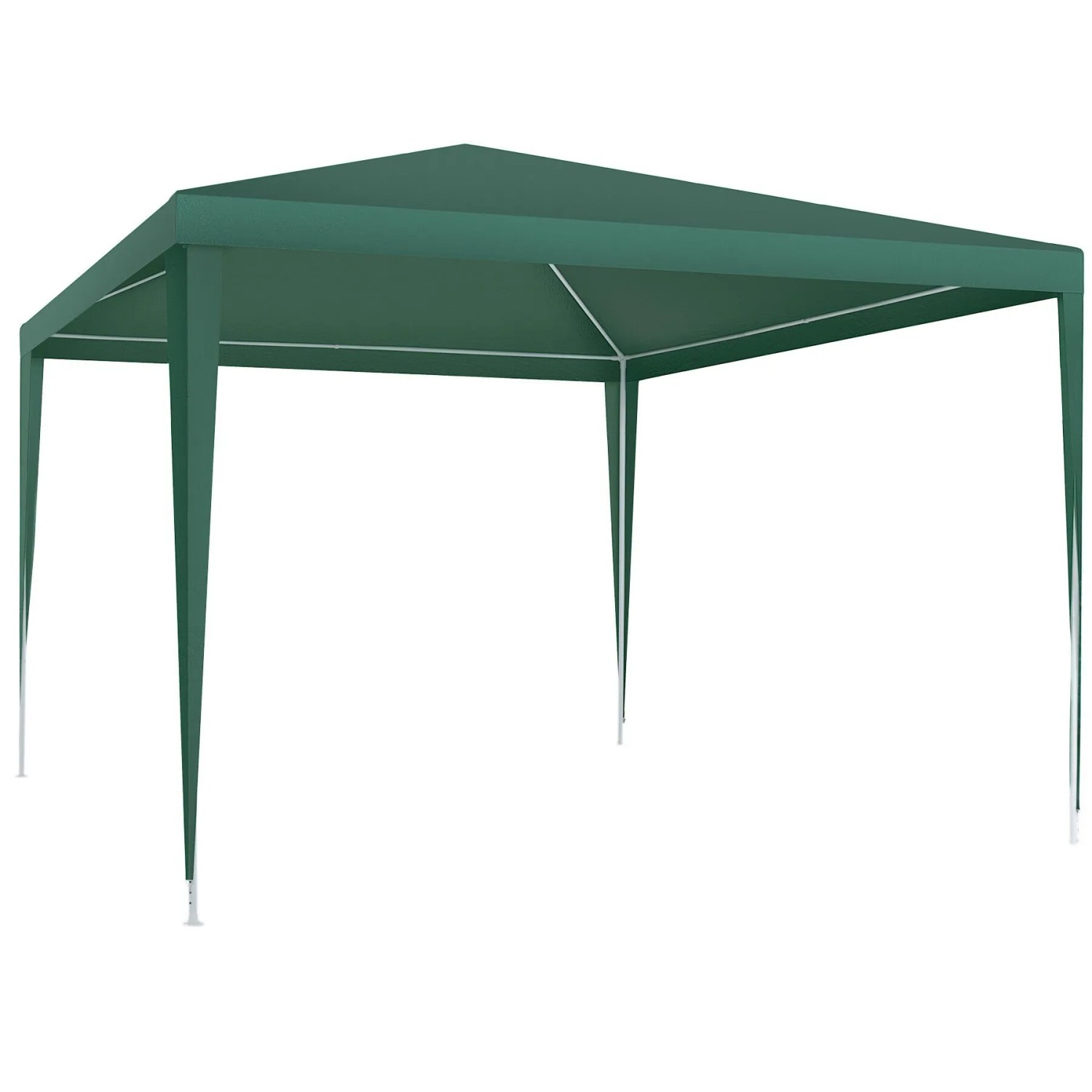 Tectake Pavillon Farah 3 x 3 M Im Stecksystem  300 x 300 x 250 cm Grün