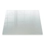 Tulup Schneidebrett Halbdurchsichtiges Schneidebrett 60x52 cm Rechteckiges Schneidebrett Satiniertes Glasschneidebrett