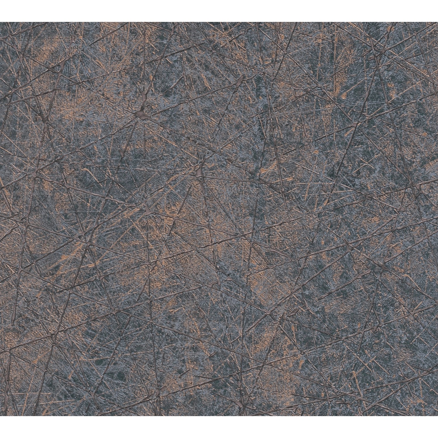 AS-Creation Vliestapete Grafikmuster Metalliceffekt Schwarz-Bronze