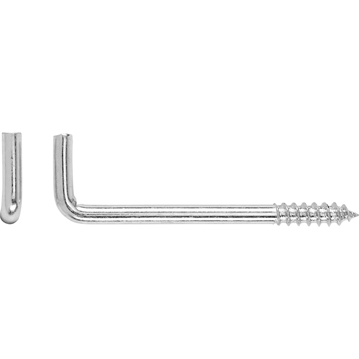 Schraubhaken Gerade Verzinkt M5 x 50 mm 6 Stück