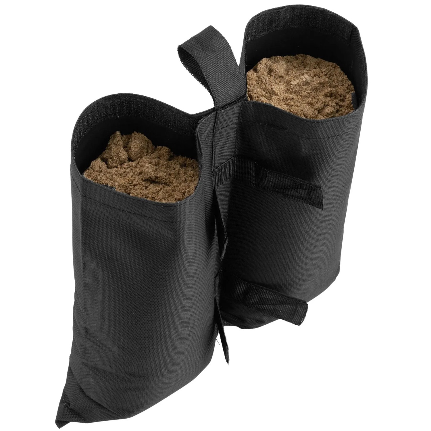 Tectake 4Er Set Pavillon Gewichte Saborra Mit Sand Befüllbar Wasserdicht und Strapazierfähig 36 x 0 50 x 33 cm Schwarz_4