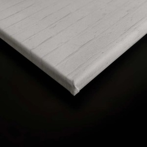 Detailaufnahme Leinwandbild in Backstein Optik, Wanddekoration für Wohnzimmer & Büro.