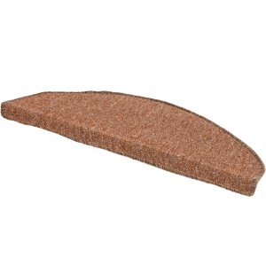 Andiamo Stufenmatte Bob, 2er Set, Cognac, ca. 65x28cm, Treppenschutz aus Polypropylen.