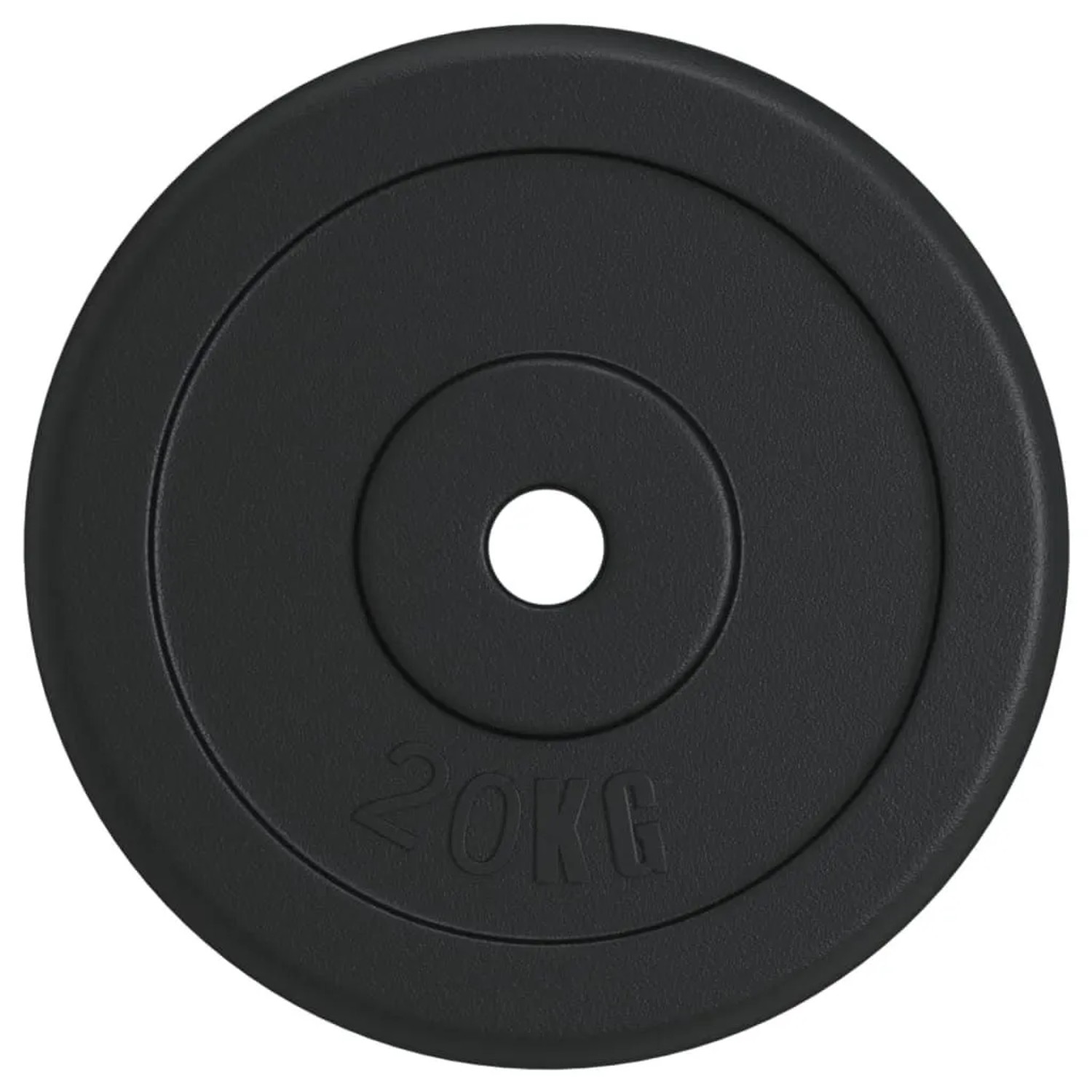 vidaXL Hantelscheibe 20 kg Gusseisen 93643