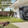 Xpotool Schlauchbox Aufroll-Automatik 15M Wand Schlauchtrommel Garten Wasser_5
