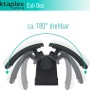 Oktaplex Cali Dos LED Außenstrahler mit zwei drehbaren Leuchten für flexible Beleuchtung.
