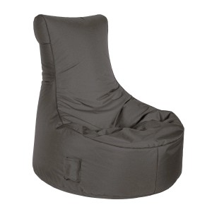 Sitting Point Sessel Swing in Anthrazit: Bequemer Sitzsack mit Seitentasche für entspannte Stunden.