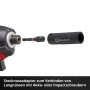Einhell Impact Bit Set: Steckschlüsseladapter, Bit und Langnuss für Akkuschrauber.