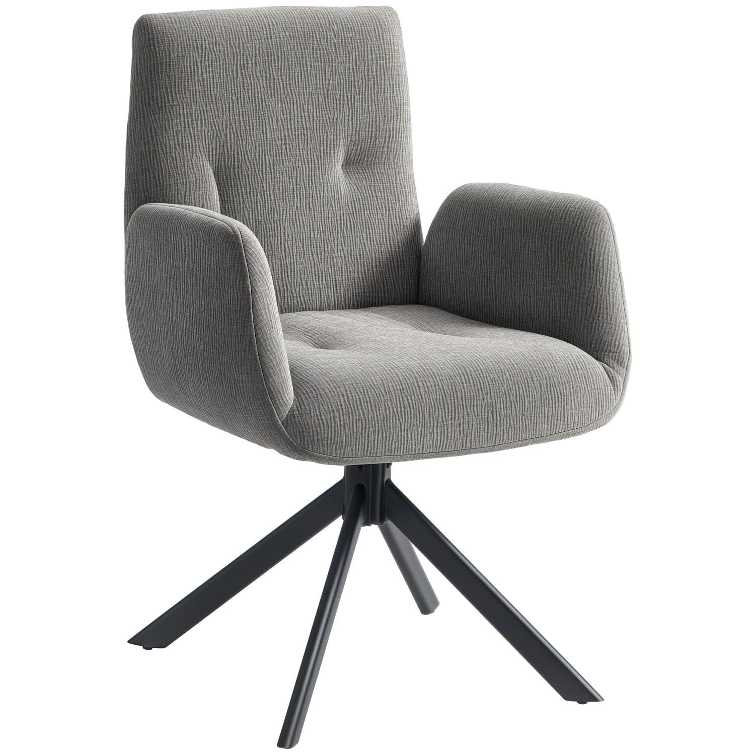 HOMCOM Sessel Drehbar Loungesessel mit Armlehne für Wohnzimmer Schlafzimmer günstig online kaufen